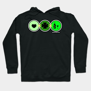 Love, Life & Liquor Logo (St. Paddy's Day) Hoodie